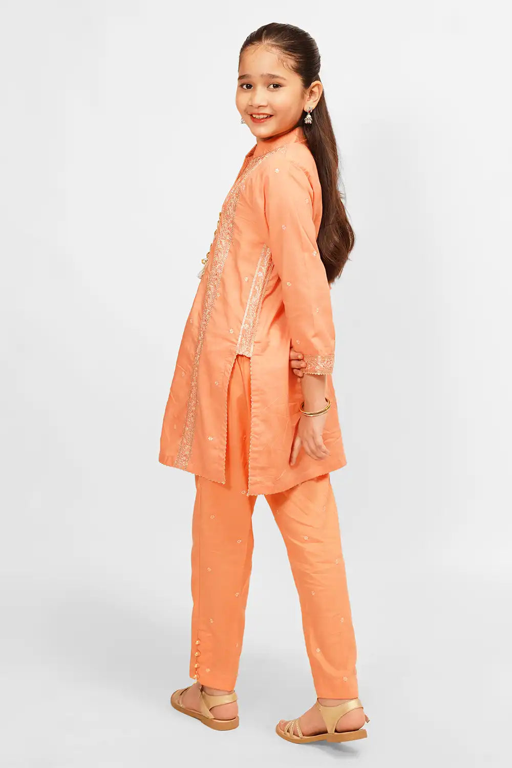 2 Piece Embroidered Cotton Lawn Suit with Trouser SFC-194